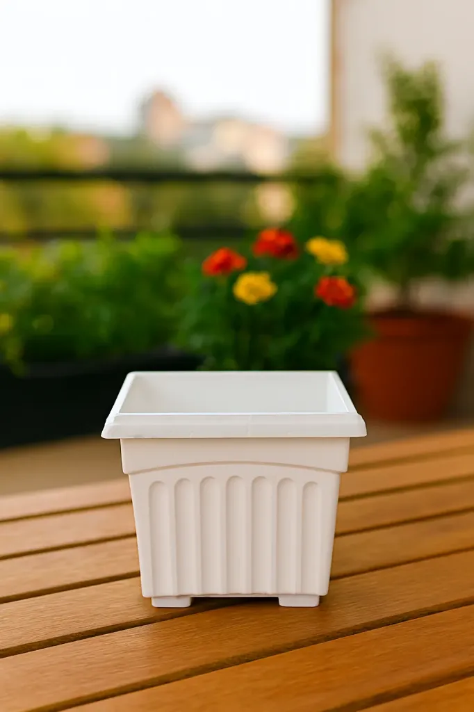 5/5 khandani Pot White – BP Plastic