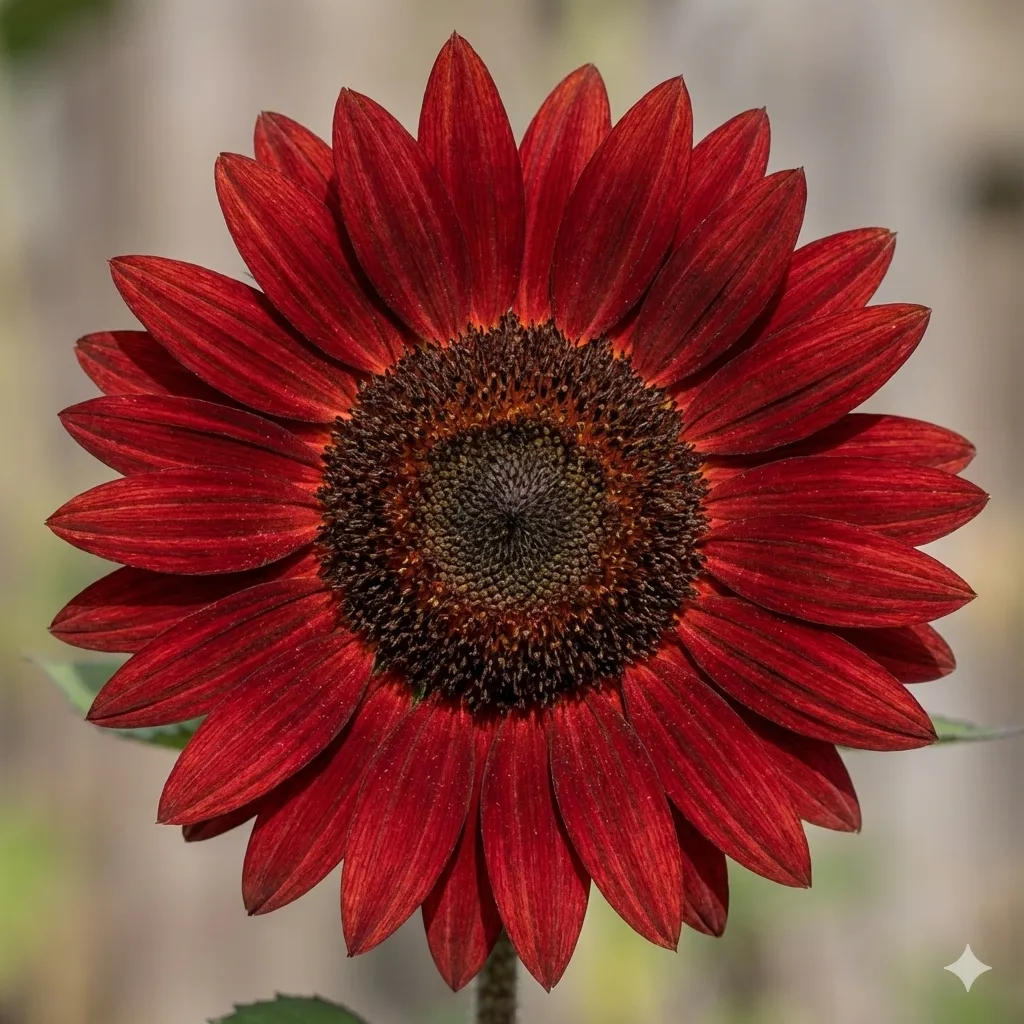 Red Sunflower Seeds — Exotic Ornamental Variety (Helianthus annuus)